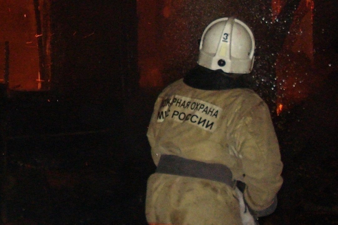 Пожар в магазине в г. Донецке